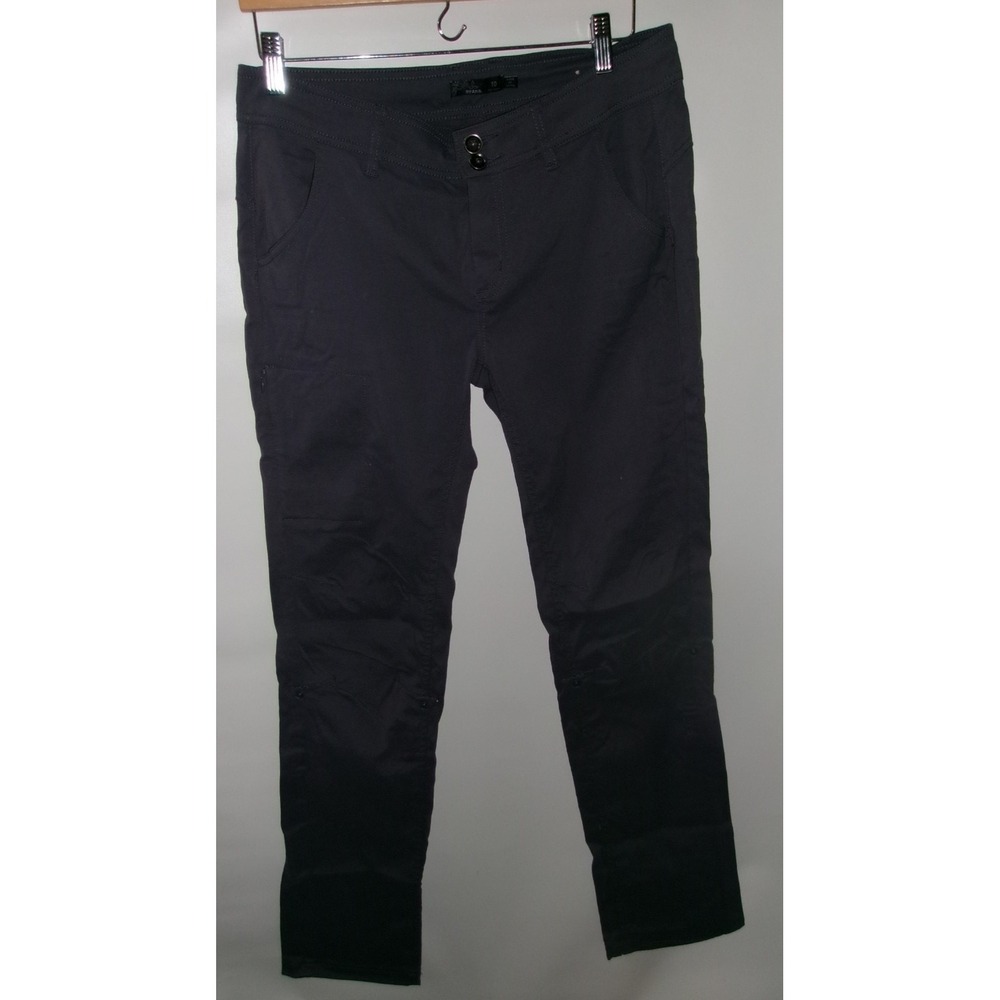 prAna Halle Straight Pant II Women's Size 10 Gray Stretch Hiking Outdoor – Used